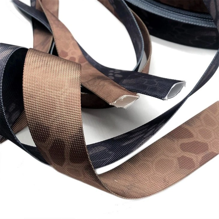 Durable Printed Camouflage Tubular Webbing